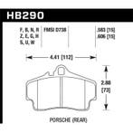 Hawk 98 Porsche 911 Targa/99-08 911 Carrera 4/00-06 Boxster, Ophalen of Verzenden, Nieuw