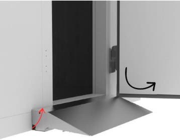 Automatische oprijplaat 80 mm voor koelcel en vriescel, Nieuw in verpakking, Koelen en Vriezen