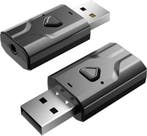 2 in 1 USB Bluetooth 5.0 Zender en Ontvanger - Bereik tot 15, Ophalen of Verzenden, Zo goed als nieuw