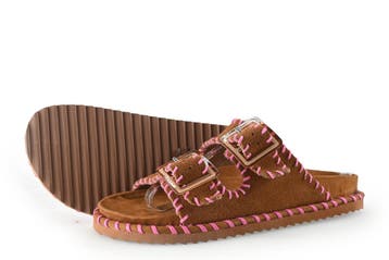Colors of California Slippers in maat 38 Bruin, Kleding | Dames, Schoenen, Slippers, Bruin, Verzenden, Zo goed als nieuw