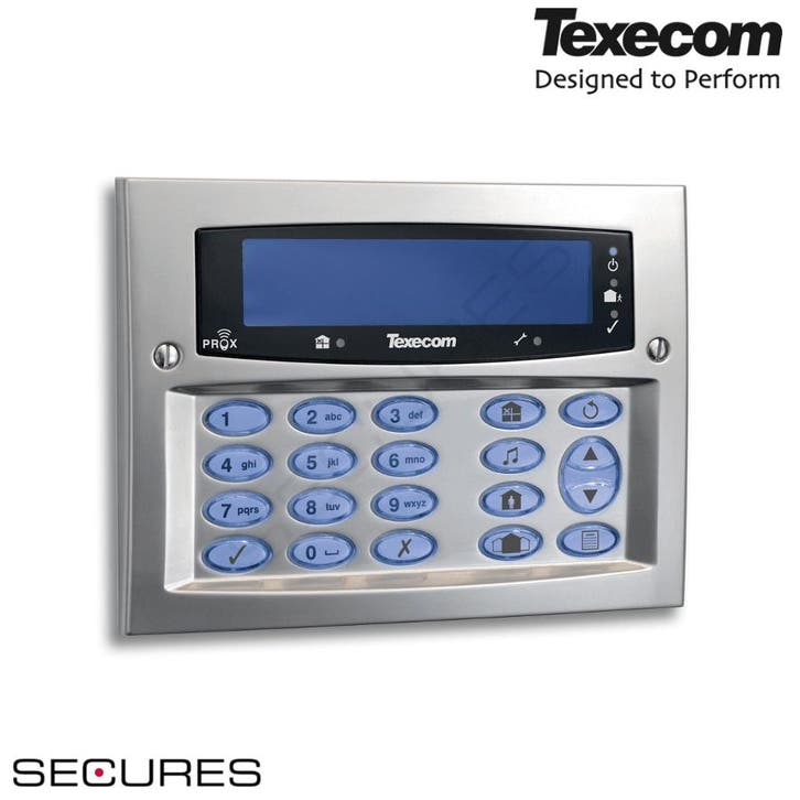 Texecom DBD-0129 Proximity Satin Chrome Opbouw, Doe-het-zelf en Verbouw, Alarmsystemen, Verzenden
