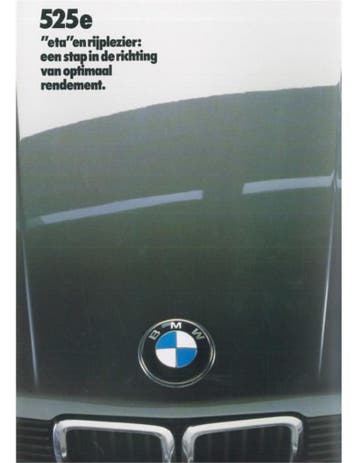 1984 BMW 5 SERIE BROCHURE NEDERLANDS, Nieuw, BMW, Author
