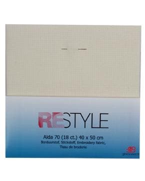 Borduurstof Aïda Ecru 70 (18 ct) 40x50 cm, Nieuw, Overige kleuren