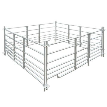 vidaXL Schaapskooi 4 panelen 183x183x92 cm gegalvaniseerd, Verzenden