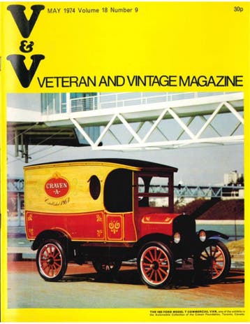 1974 VETERAN AND VINTAGE MAGAZINE 9 ENGELS, Nieuw, Author