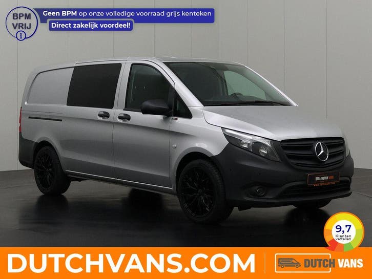 Mercedes-Benz Vito Bestelbus 116CDi | zilver, Auto's, Bestelauto's, Lease, Automaat, BTW verrekenbaar, Diesel, Zilver of Grijs