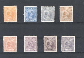 Nederland 1891/1894 - Nederland 1891 Wilhelmina hanngend, Gestempeld