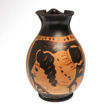 apulisch Terracotta Roodfigurige Chous/Oinochoe