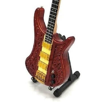 Miniatuur replica Rickenbacker basgitaar - Lemmy - Mötorhead, Ophalen of Verzenden, Nieuw, Pop, Beeldje of Miniatuur