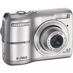 Olympus X-760 Digitale Compact Camera - Zilver (In doos), Verzenden, Zo goed als nieuw