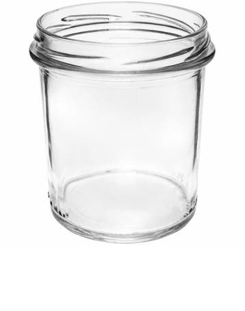 Jampotten 346 ml met twist-off deksel groen (geblokt) 6 s..., Verzenden, Nieuw, Voorraadpot, Overige merken