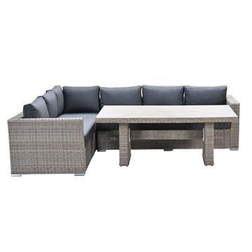 Garden Impressions Tennessee lounge dining set links 3-delig, Verzenden, Nieuw