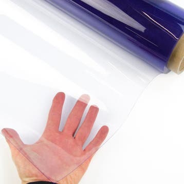 0,5mm 183cm DIN 4102-B1 M2 pvc zeil doorzichtig vlamvertrage, Ophalen of Verzenden, Nieuw