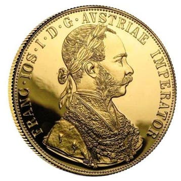 Oostenrijk. 4 Ducat Austria 4 Ducat Gold Coin (Random Year)