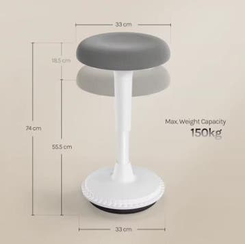 Actieve Zitkruk Verstelbaar – Ergonomisch en 360° Draaibaar, Huis en Inrichting, Bureaustoelen, Verzenden, Nieuw
