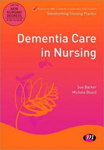 9780857258014 Dementia Care In Nursing | Tweedehands, Verzenden, Zo goed als nieuw, Sue Barker