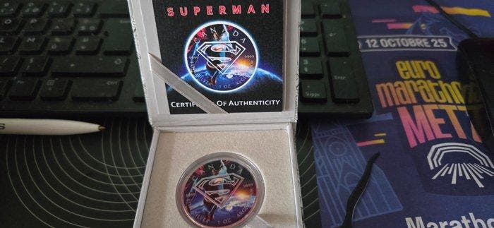 Canada. 5 Dollars 2016 Superman Start to Space (Zonder, Postzegels en Munten, Munten | Europa | Niet-Euromunten