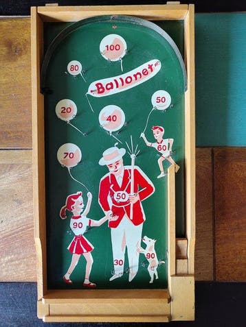 - Mechanische flipperkast Ballonet - 1950-1960