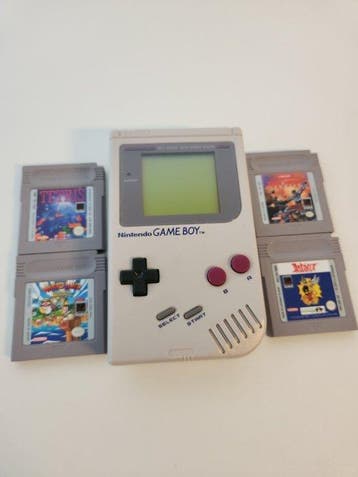 Nintendo - Gameboy Classic - Game Boy Classic Premium Grey &, Spelcomputers en Games, Nieuw