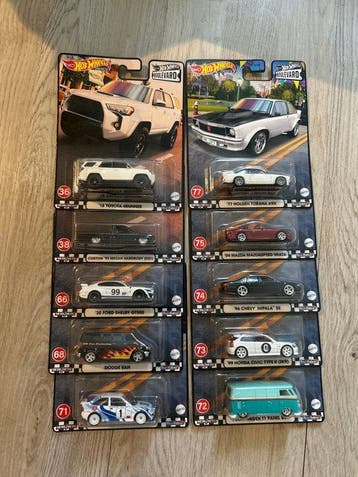 Hot Wheels 1:64 - Modelauto (10) - Boulevard premium 36/77, Nieuw