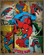 Marvel Comics Retro Poster Spider-Man 40 x 50 cm, Ophalen of Verzenden, Nieuw