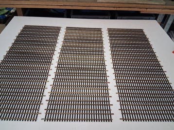 Fleischmann H0 - 6001/1700 - Modeltreinsporen (50) - 50x, Nieuw