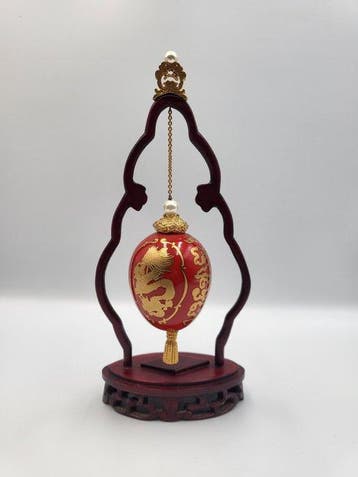 Fabergé ei - The Franklin Mint – The Golden Egg of Fortune, Antiek en Kunst, Curiosa en Brocante