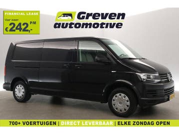 Volkswagen Transporter 2.0 TDI L2H1 140PK | Airco | 3 Zits, Euro 6, Volkswagen, Zwart, Nieuw