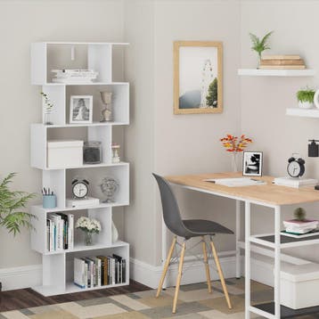 Moderne Boekenkast met 6 Kubussen - Stijlvolle Opbergoplossi, Huis en Inrichting, Verzenden, Nieuw