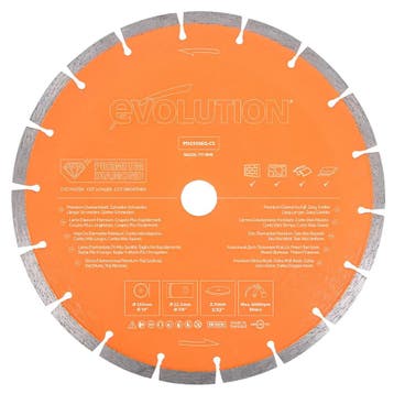 Evolution diamantblad gesegmenteerd Premium 255mm | PD255..., Verzenden, Nieuw, Overige typen
