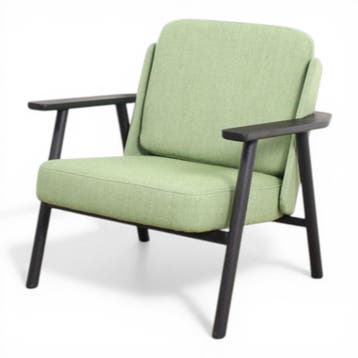 Alki Lasai Lounge Chair, groen-zwart, Overige plaatsen, Ophalen of Verzenden, Gebruikt, Stoel