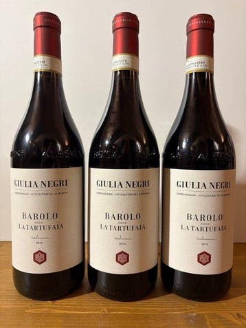 2015 Giulia Negri, La Tartufaia - Barolo DOCG - 3 Flessen, Nieuw