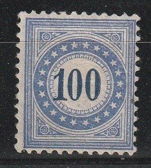 Zwitserland 1882 - Port op faserpapier - Port nr 13K, Postzegels en Munten, Gestempeld