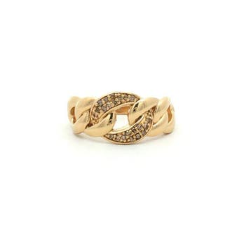 Zonder minimumprijs - Ring Zilver - 0.22ct. tw. Diamant, Nieuw