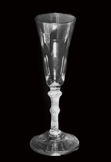 Champagneglas - Georgische champagnefluit of bierglas met