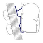 Dometic Ducato H2 Hefdak Adapter, Ophalen of Verzenden, Nieuw
