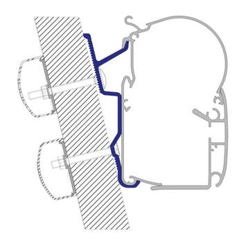 Dometic Ducato H2 Hefdak Adapter, Ophalen of Verzenden, Nieuw