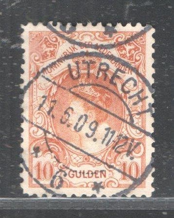 Nederland 1905 - Koningin Wilhelmina - 10 Gulden - Oranje -, Gestempeld