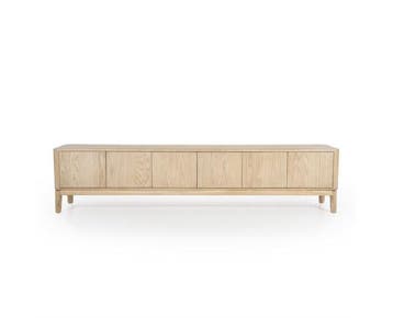 TV-meubel Harvey 220x40cm - naturel | Eleonora, Ophalen of Verzenden, Nieuw