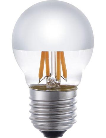 SPL LED Kopspiegellamp Zilver E27 4W 250lm 2500K Dimbaar G45, Ophalen of Verzenden, Nieuw
