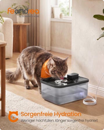 Zwarte kattenfontein – 4.5 liter - drinkbak kat – met 12, Verzenden, Nieuw