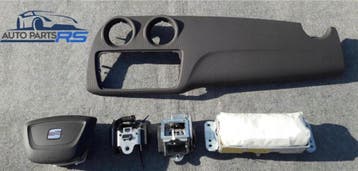 Dashboard + Airbags + Veiligheidsgordels Seat Ibiza 6J, Verzenden, Gebruikt, Seat
