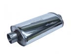 Demper 76mm ovaal 220/140mm 420mm lang RVS Simons, Ophalen of Verzenden, Nieuw