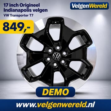 19 inch originele VW Indianapolis velgen | Transporter T7, Ophalen of Verzenden, Nieuw, 19 inch, Velg(en)