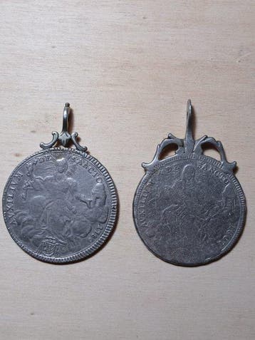 Italië, Pauselijke Staat Scudo 1807 Papa Pio VII + Scudo