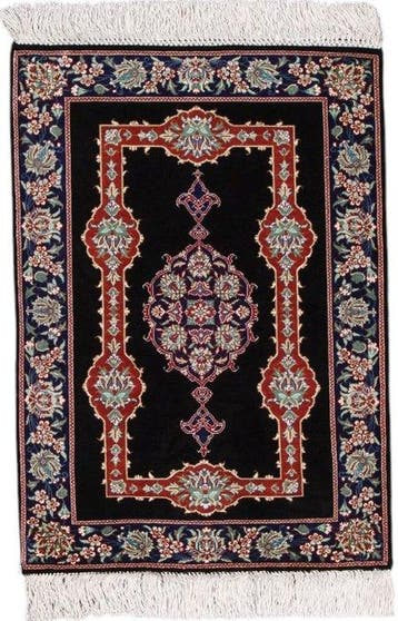 Zuiver zijden Turkmen tapijt - Zeer fijn decoratief, Nieuw