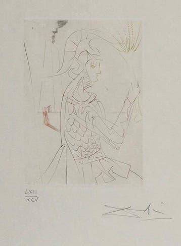 Salvador Dali (1904-1989) - Much Ado About Shakespeare :