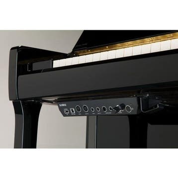 Kawai K-500 AURES2 E/P messing silent piano, Muziek en Instrumenten, Piano's, Nieuw, Zwart, Piano