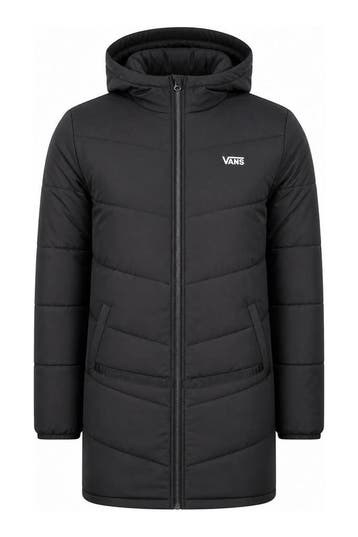 Vans Jas in maat S Zwart, Kleding | Dames, Jassen | Winter, Vans, Verzenden, Zo goed als nieuw, Zwart