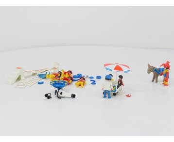 Playmobil 3330, 3512, 3571, 3563 Circus, TV-reportageteam..., Ophalen of Verzenden, Gebruikt